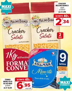 Iperal Cracker Salati Mulino Bianco offerta