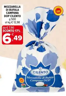 Iperal Mozzarella di Bufala Campana DOP Cilento offerta