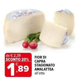 Iperal Fior di capra stagionato amalattea offerta