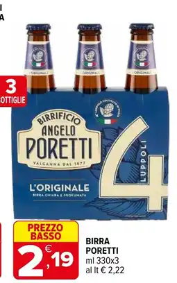 Iperal Birra Poretti offerta
