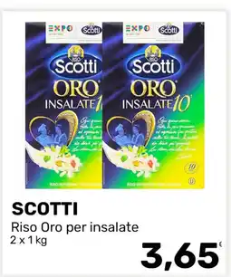 Iper Tosano Scotti Riso Oro per insalate offerta