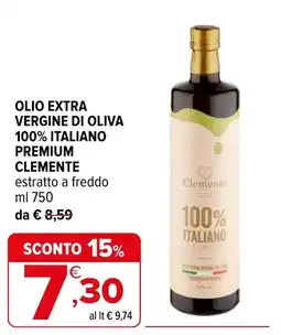 Iperal Olio extra vergine di oliva Clemente offerta