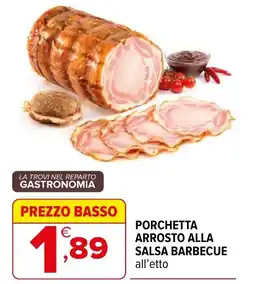 Iperal Porchetta arrosto alla salsa barbecue offerta