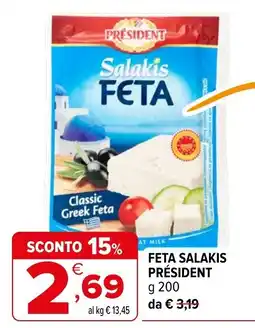 Iperal Feta Salakis Président offerta