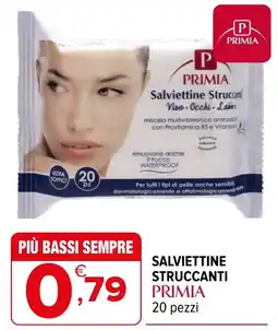 Iperal Salviettine struccanti Primia offerta