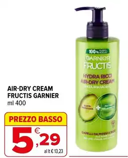 Iperal Air-dry cream fructis garnier offerta