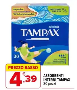 Iperal Assorbenti interni Tampax offerta