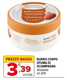 Iperal Burro corpo idratante offerta
