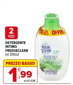 Iperal Detergente intimo Fresh&Clean offerta