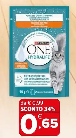 Iperal Purina One Hydralife offerta