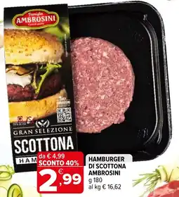 Iperal Hamburger di scottona Ambrosini offerta