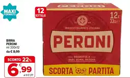 Iperal Birra Peroni offerta