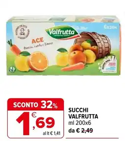 Iperal Succhi Valfrutta offerta