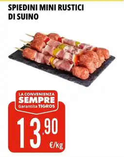 Tigros Spiedini mini rustici di suino offerta