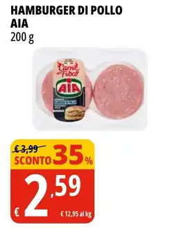 Tigros Hamburger di pollo AIA offerta
