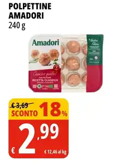 Tigros Polpette Amadori offerta