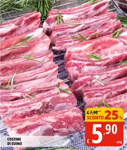 Tigros Costine di suino offerta
