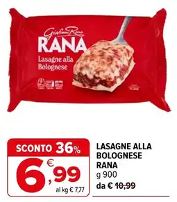 Iperal Lasagne alla Bolognese Rana offerta