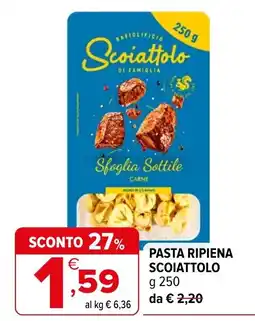 Iperal Pasta ripiena scoiattolo offerta