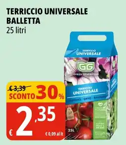 Tigros Terriccio universale Balletta offerta