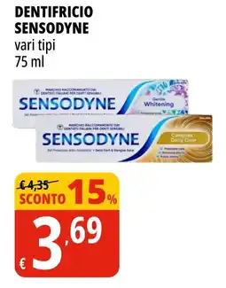 Tigros Dentifricio Sensodyne offerta