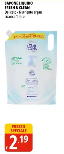 Tigros Sapone liquido Fresh & Clean Delicato offerta