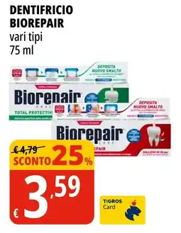 Tigros Dentifricio Biorepair offerta