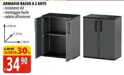 Tigros Armadio basso a 2 ante offerta