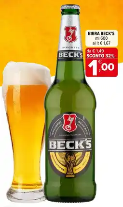 Iperal Birra Beck's offerta
