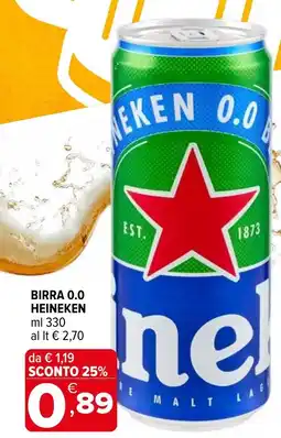 Iperal Birra 0.0 Heineken offerta