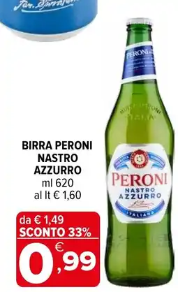 Iperal Birra Peroni Nastro Azzurro offerta