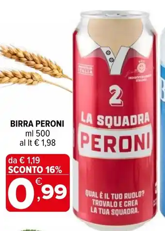 Iperal Birra Peroni offerta