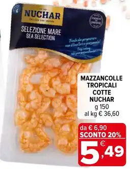 Iperal Mazzancolle tropicali cotte Nuchar offerta