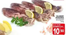 Iperal Calamari Patagonia offerta