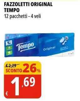 Tigros Fazzoletti original tempo offerta