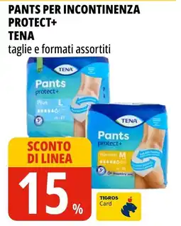 Tigros Pants per incontinenza Protect+ Tena offerta