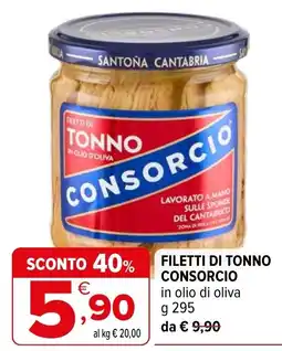 Iperal Filetti di tonno consorcio offerta