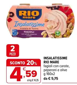Iperal Insalatissime Rio Mare offerta