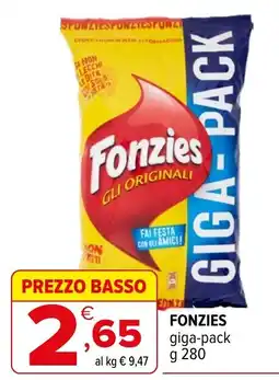 Iperal Fonzies giga-pack offerta