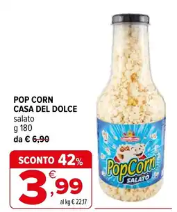 Iperal Pop Corn Casa del Dolce salato offerta