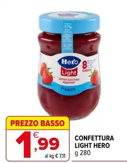 Iperal Confettura light Hero offerta