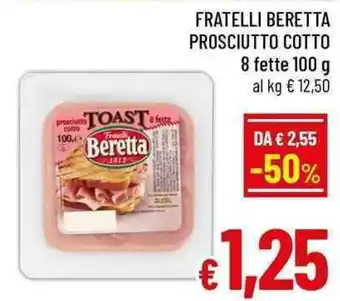 Prosciutto cotto Toast Beretta