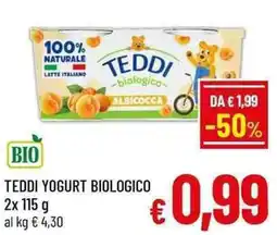 A&O Teddi yogurt biologico offerta