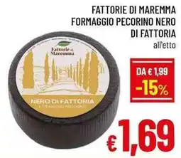 A&O Fattorie di Maremma Formaggio Pecorino Nero di Fattoria offerta