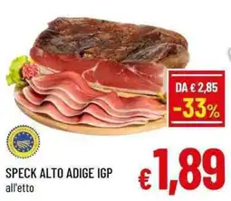 A&O Speck Alto Adige IGP offerta
