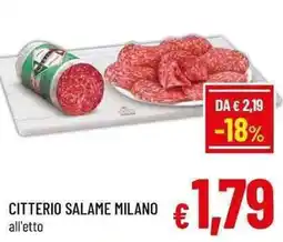 A&O Citterio Salame Milano offerta