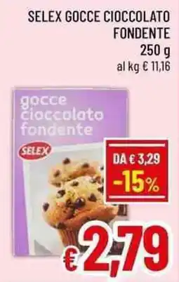 A&O Selex Gocce Cioccolato Fondente offerta