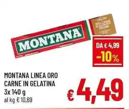 A&O Montana Linea Oro Carne in Gelatina offerta