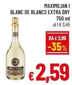 A&O Maximilian I Blanc de Blancs Extra Dry offerta
