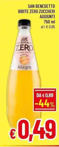 A&O San Benedetto Zero Allegra offerta
